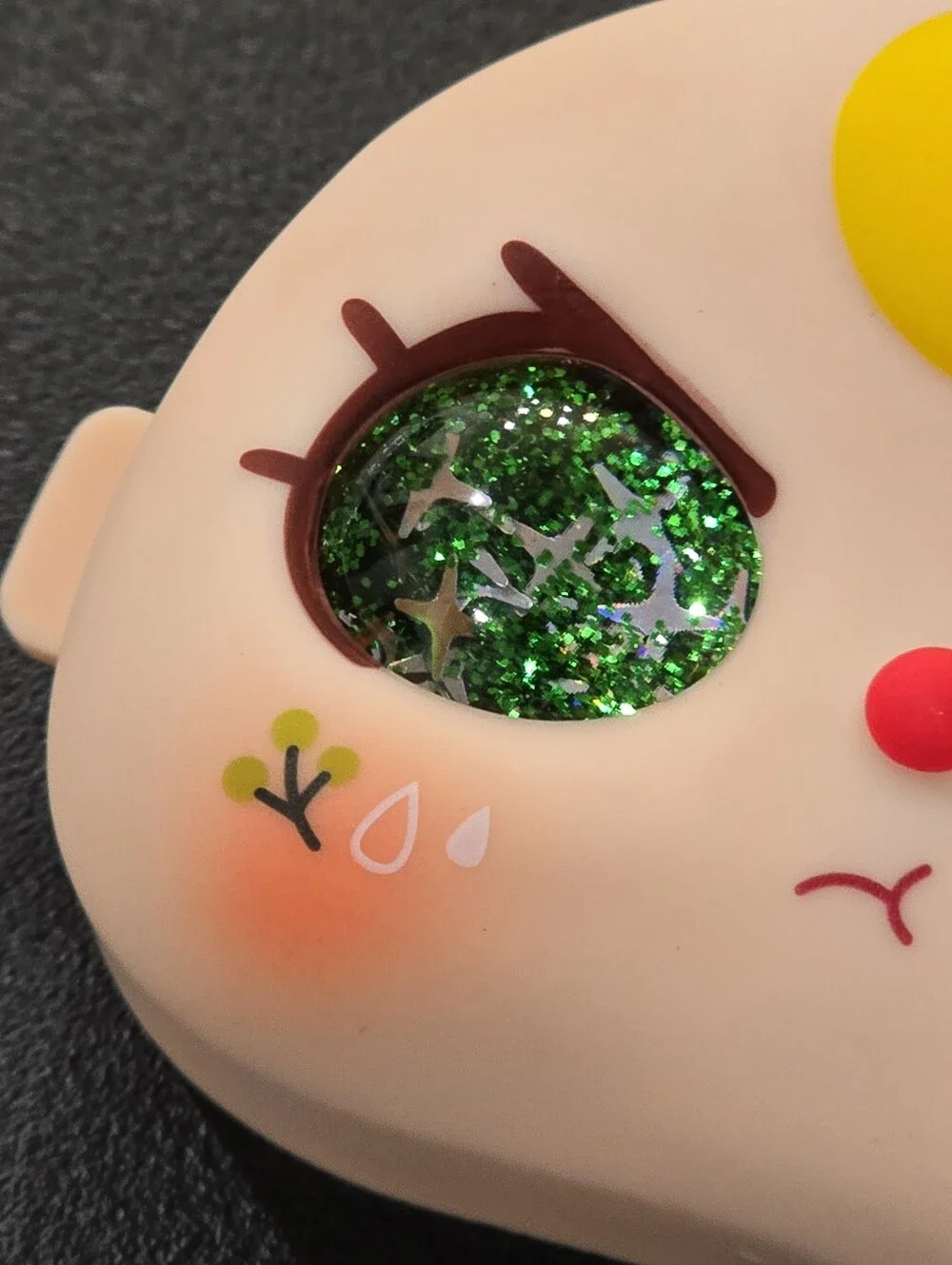 Baby Three Rare Motion Glitter Eyes Face Replacement